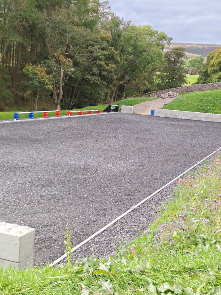New Fibre Surface dressage arena