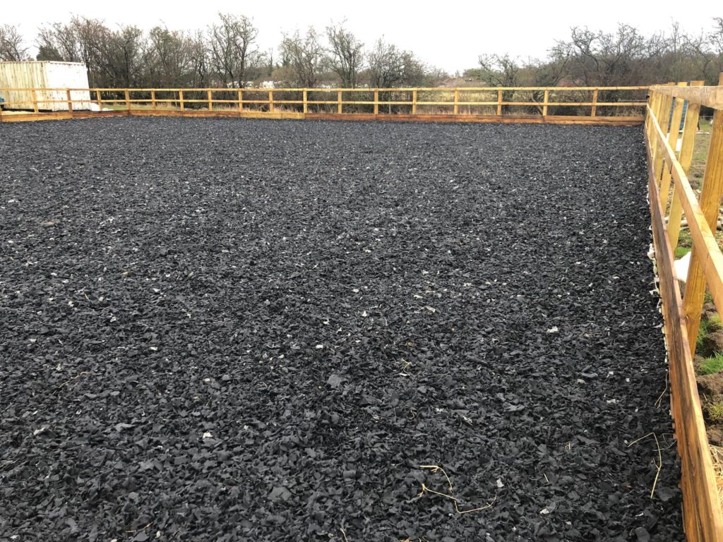 all black fibre surface