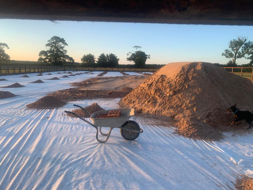 Constructing a Horse Riding Arena