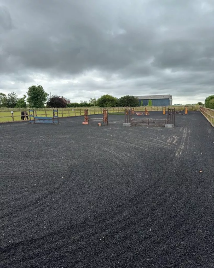 Quality rubber arena surface