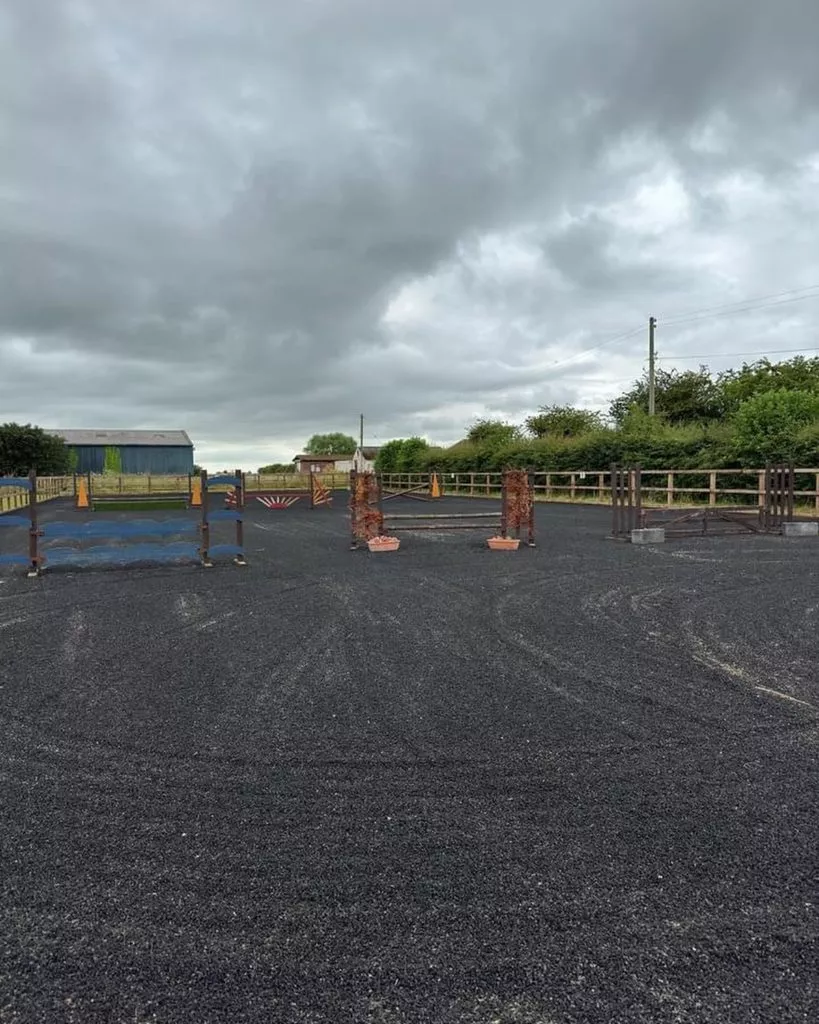 rubber arena surface