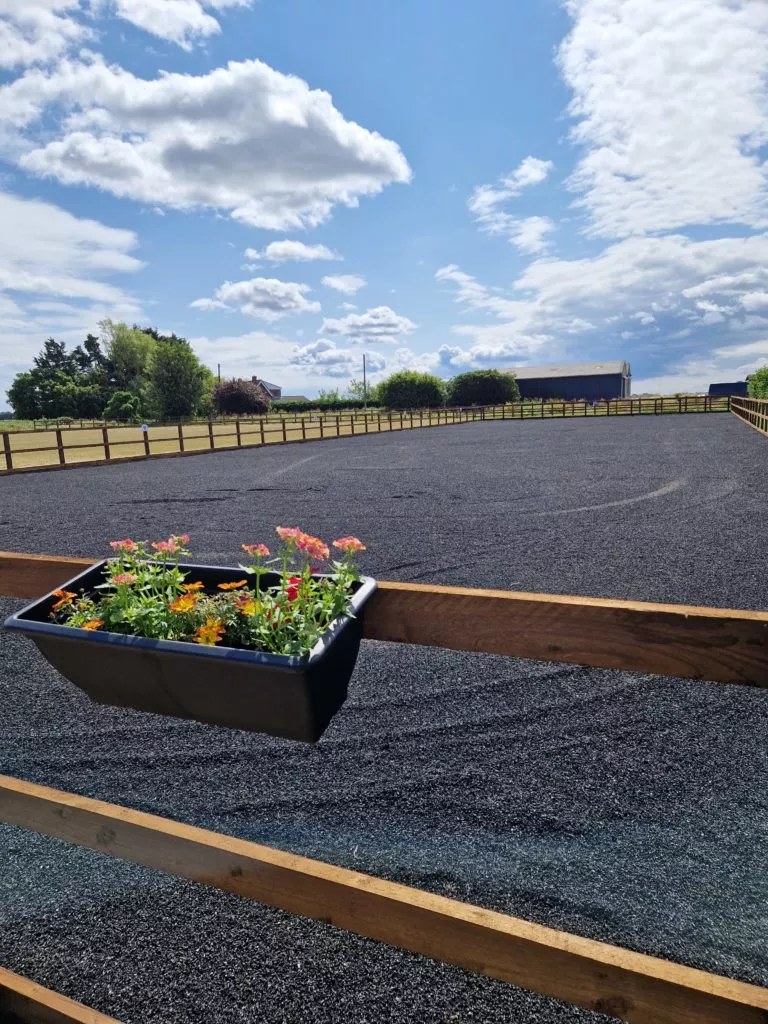 quality Rubber arena surface